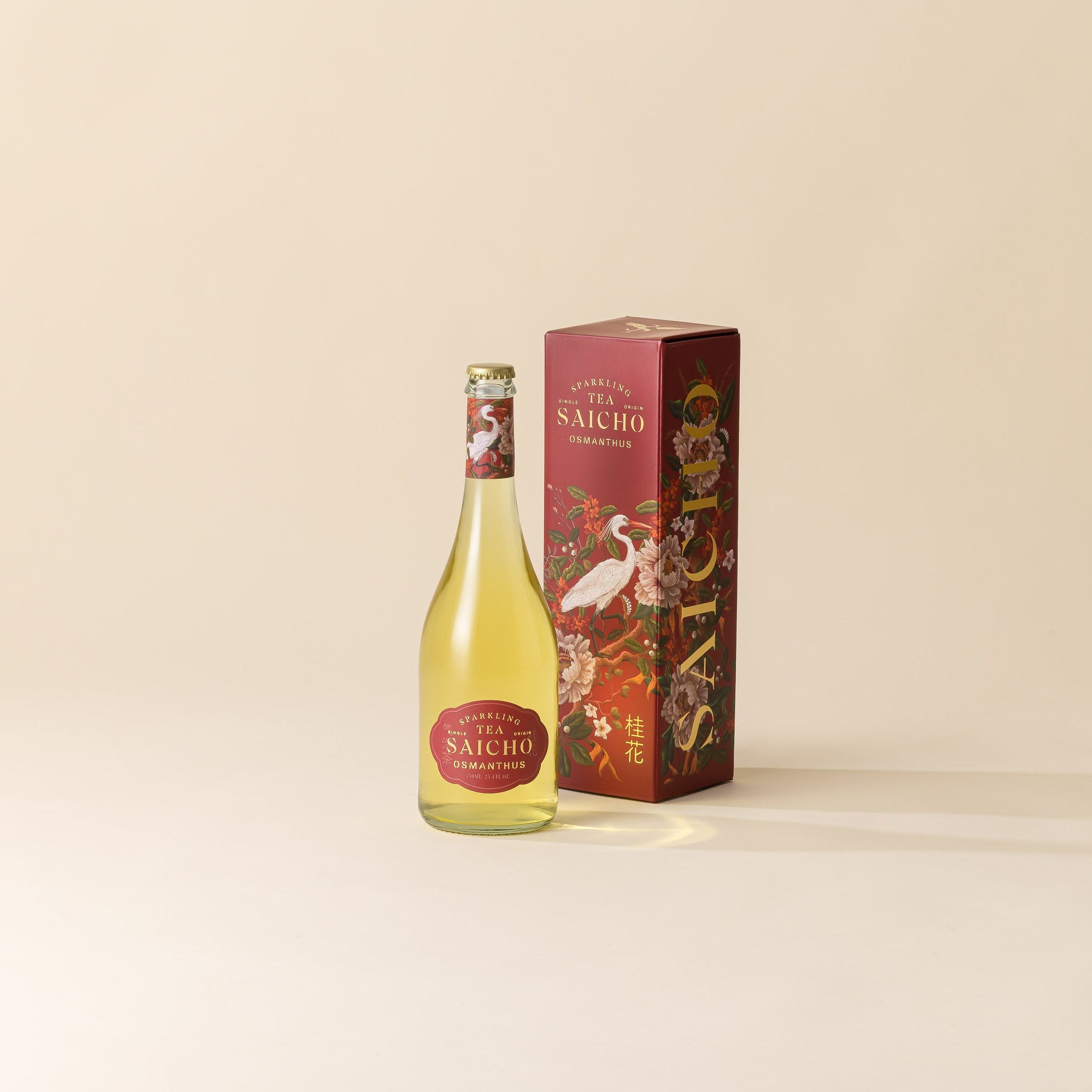Saicho Osmanthus Sparkling Tea 750ml